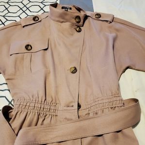 Long sleeve utility jumpsuit